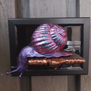 Snail looking down