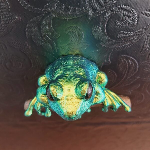 Maroon Eyed Frog Magnet - Image 2