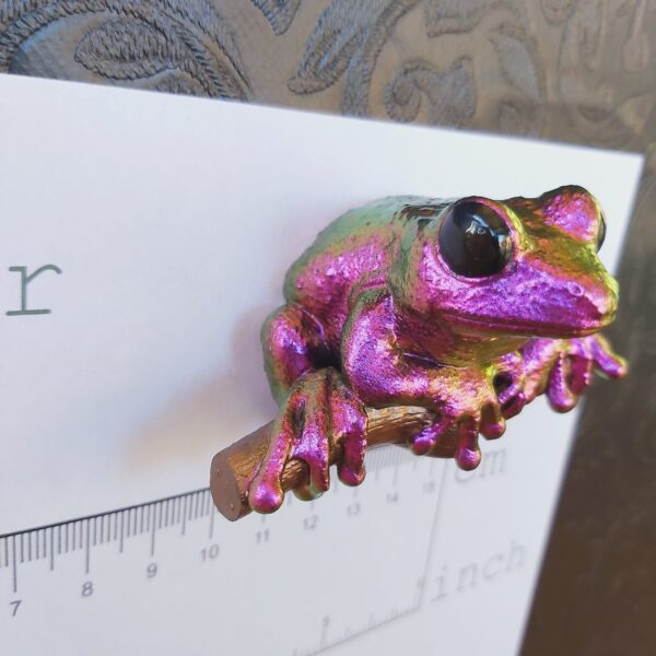Maroon Eyed Frog Magnet - Image 4
